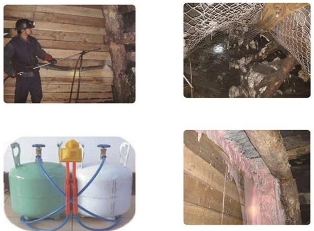 煤礦噴涂堵漏風(fēng)用高分子材料